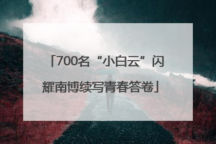 700名“小白云”闪耀南博续写青春答卷
